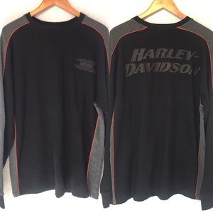 Harley Davidson long sleeve embroidery shirt Large